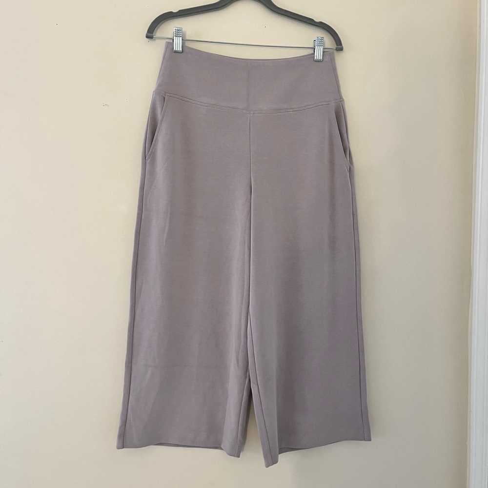 Athleta Wide Leg Pants in Soft Taupe